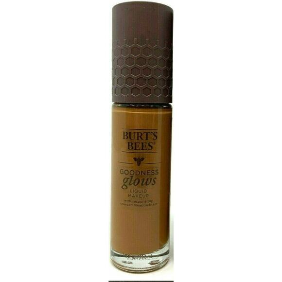 BURT'S BEES Goodness Glows Liquid Makeup Foundation 1062 - Cocoa - FREE SHIP!!! - Picture 1 of 2